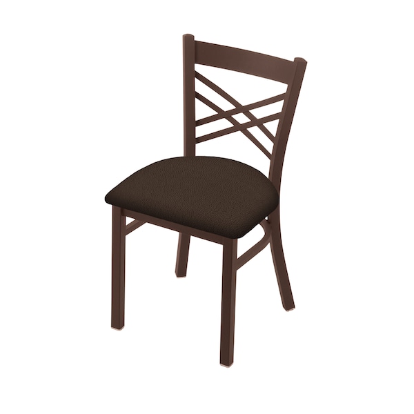 620 Catalina 18" Chair with Bronze Finish and Rein Coffee Seat